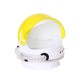 Capacete Astronauta Infantil Luxo Amarelo
