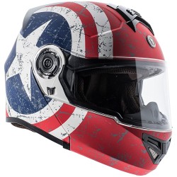 Capacete do Capitão América Motoqueiro