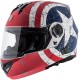 Capacete do Capitão América Motoqueiro