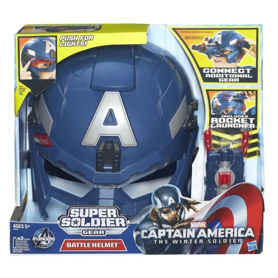Capitão América Capacete e Binóculos soldado do Inverno