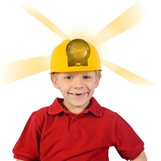 Chapéu Capacete de Engenheiro Construtor Amarelo Infantil Luxo