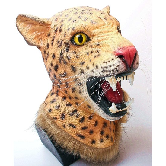 Máscara Pantera Realística Latex Luxo