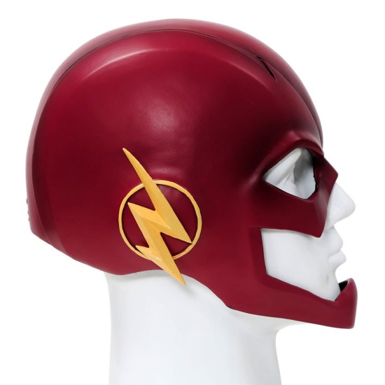 Máscara The Flash Cosplay Luxo Vermelho