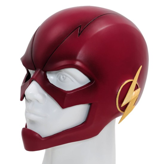 Máscara The Flash Cosplay Luxo Vermelho