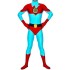Fantasia Capitão Planeta Adulto Luxo Spandex