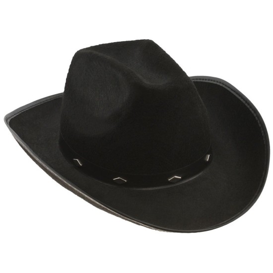 Chapéu de Cowboy Peão de Boiadeiro Preto