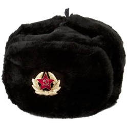 Chapéu Russo Militar Cossak Ushanka