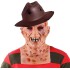 Máscara e Chapéu Freddy Krueger Luxo