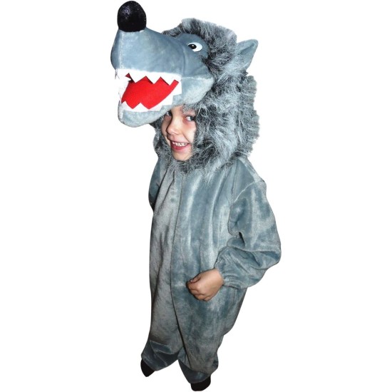 Fantasia Lobo Infantil Super Luxo Bebê
