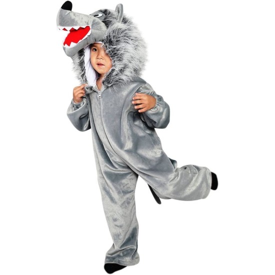 Fantasia Lobo Infantil Super Luxo Bebê
