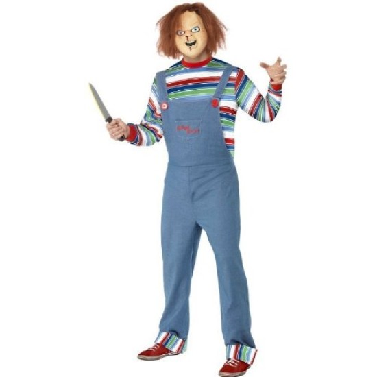 Fantasia Boneco Assassino Chucky Adulto Clássico
