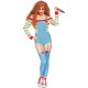 Fantasia Boneco Assassino Chucky Adulto Sexy Feminino