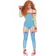 Fantasia Boneco Assassino Chucky Adulto Sexy Feminino