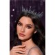 Coroa de Rei Rainha Real Prata Lavanda