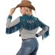 Fantasia Camisa Cowboy Cowgirl Adulto Country