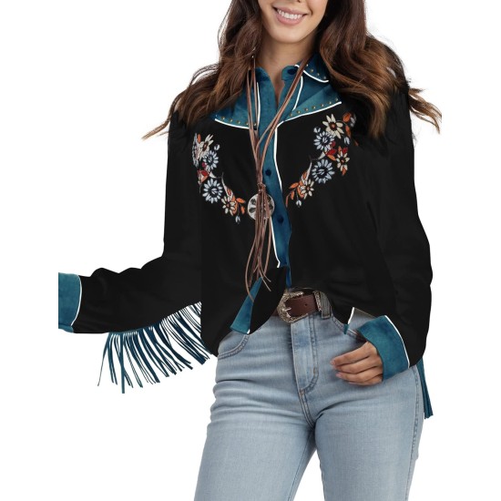 Fantasia Camisa Cowboy Cowgirl Adulto Country