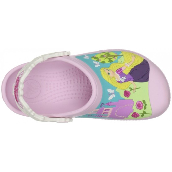 Sapato Crocs Infantil Princesas Rapunzel Bela e Aurora Disney