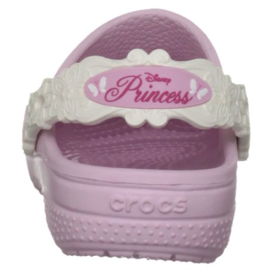 Sapato Crocs Infantil Princesas Rapunzel Bela e Aurora Disney