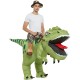 Fantasia Inflável Nas Costas do Dino Adulto