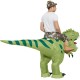 Fantasia Inflável Nas Costas do Dino Adulto
