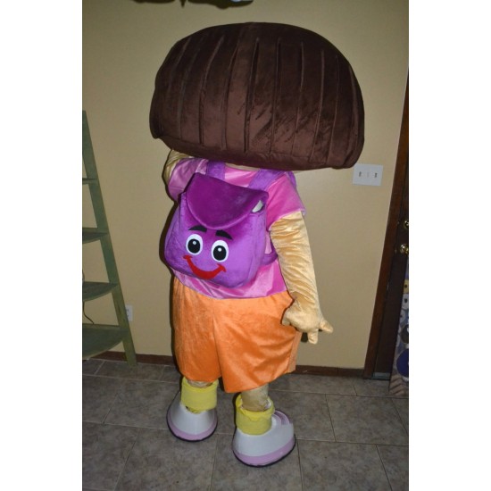 Fantasia Adulto Dora a Exploradora Mascote Luxo