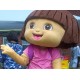 Fantasia Adulto Dora a Exploradora Mascote Luxo