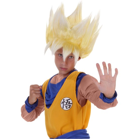 Peruca Super Saiyan Goku Dragon Ball Infantil