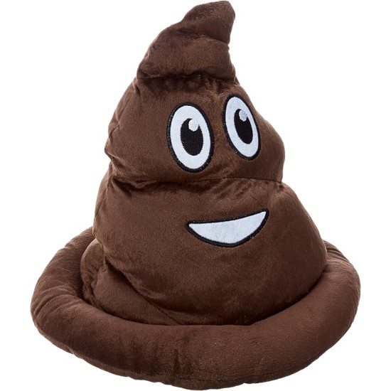 Fantasia Emoji Cocô Chapéu Luxo