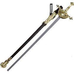 Espada de Esgrima Luxo Os Tres Mosqueteiros