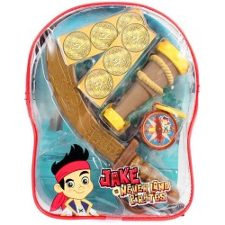 Espada e Luneta Infantil Pirata Jake da Terra do Nunca