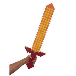 Espada Minecraft Fogo