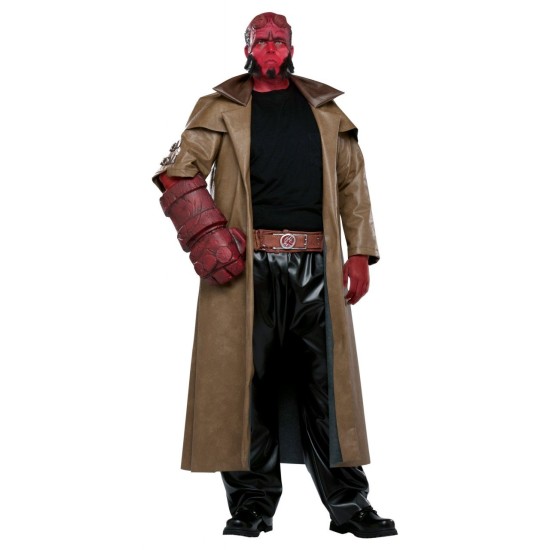Fantasia Adulto Hellboy Luxo Extra Grande