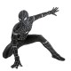Fantasia Adulto Homem Aranha Spider Man Spandex Preto