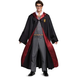 Fantasia Casa Hogwarts Luxo Harry Potter Adulto Completo