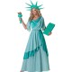 Fantasia Estátua da Liberdade Luxo Adulto