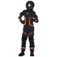 Fantasia Fortnite Skin Dark Voyager Infantil Luxo   