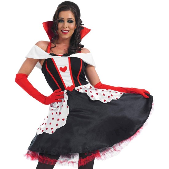 Fantasia Rainha de Copas Luxo Fun Adulto