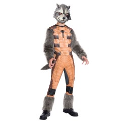 Fantasia Rocket Raccoon Guardiões da Galáxia Infantil Luxo 