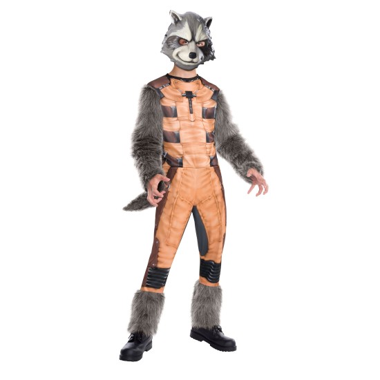 Fantasia Rocket Raccoon Guardiões da Galáxia Infantil Luxo 