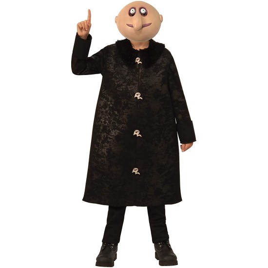 Fantasia Tio Fester Infantil Família Addams Animado