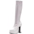 Bota Adulto Branca Plataforma
