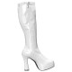 Bota Adulto Branca Plataforma Luxo