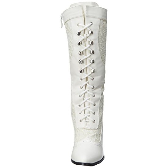 Bota Branca de Amarrar