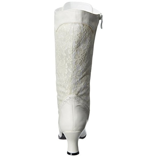 Bota Branca de Amarrar
