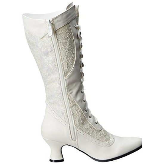 Bota Branca de Amarrar