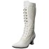 Bota Branca de Amarrar