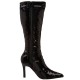 Bota Lantejoula Preta Luxo Sexy