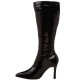 Bota Lantejoula Preta Luxo Sexy