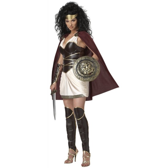 Fantasia Adulto de Gladiadora Rainha Guerreira Romana Sexy