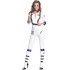 Fantasia Adulto Feminino Macacão de Astronauta Luxo